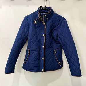 NWT Crown & Ivy Blue Quilted Jacket